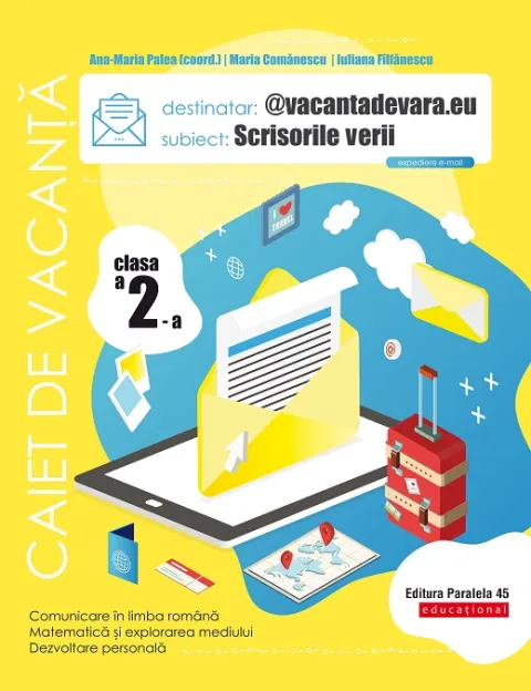 Coperta cărții Scrisorile verii. Caiet de vacanță. Clasa a II-a