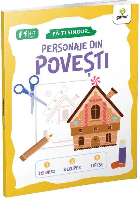 Coperta cărții Personaje din povesti. Fa-ti singur