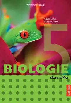 Coperta cărții Biologie (manual pentru clasa a V-a)