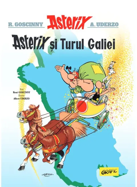 Coperta cărții Asterix și Turul Galiei