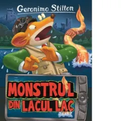 Coperta cărții Monstrul din lacul Lac. Volumul 23 din seria Geronimo Stilton