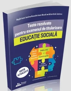 Coperta cărții Teste rezolvate pentru examenul de titularizare. Educatie sociala