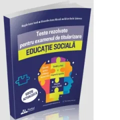 Coperta cărții Teste rezolvate pentru examenul de titularizare. Educatie sociala