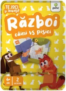 Coperta cărții Razboi caini vs pisici. Te joci si inveti!
