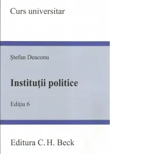 Coperta cărții Institutii politice. Editia 6