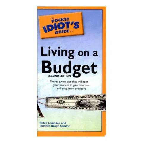 Coperta cărții The pocket idiot's guide to living on a budget