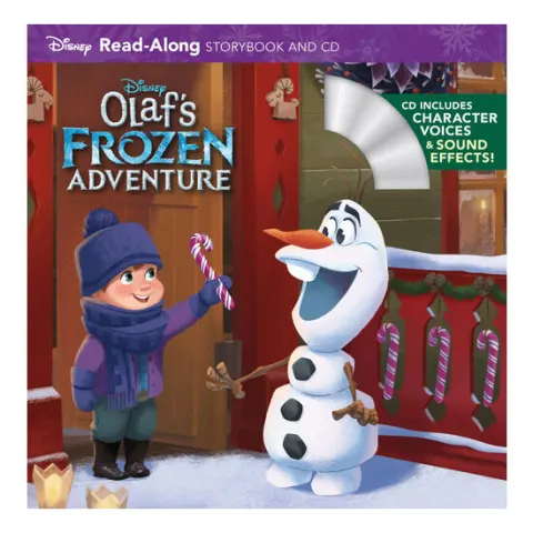 Coperta cărții Olaf's Frozen adventure: read-along storybook and CD