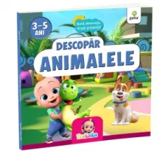 Coperta cărții Descopar animalele (3-5 ani)