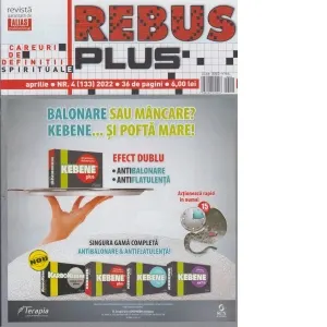Coperta cărții Rebus Plus. Nr. 4/2022