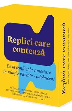 Coperta cărții Replici care conteaza. De la conflict la conectare in relatia parinte-adolescent - Gyorgy Gaspar