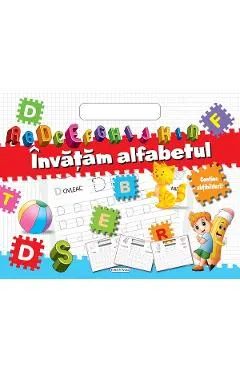 Coperta cărții Bloc cu abtibilduri. Invatam alfabetul