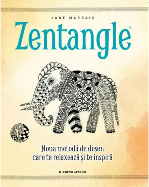 Coperta cărții Zentangle. Noua metodă de desen care te relaxează și te inspiră