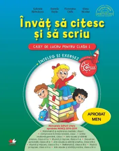Coperta cărții Invat sa citesc si sa scriu. Caiet de lucru pentru clasa I