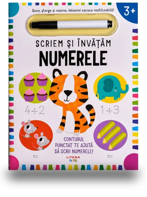 Coperta cărții Scriem si invatam. Numerele