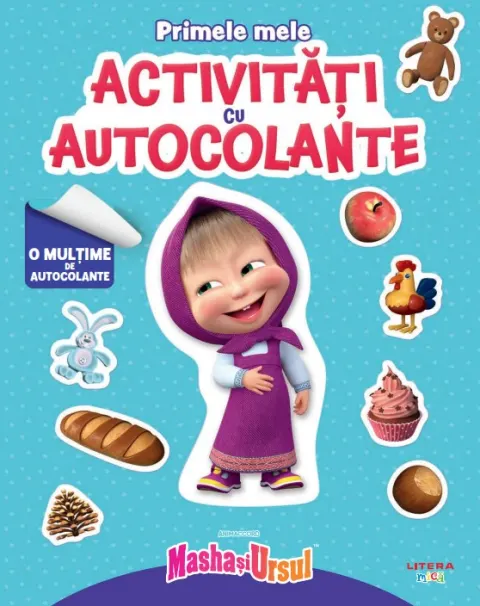 Coperta cărții Masha si Ursul. Primele mele activitati cu autocolante