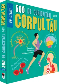 Coperta cărții 500 de curiozități despre corpul tău