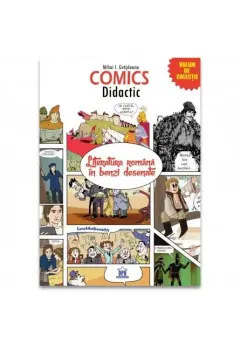 Coperta cărții Comics Didactic: Literatura romana in benzi desenate