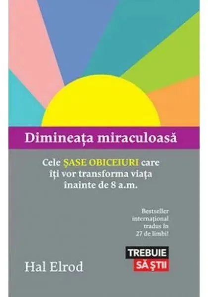 Coperta cărții Dimineata miraculoasa