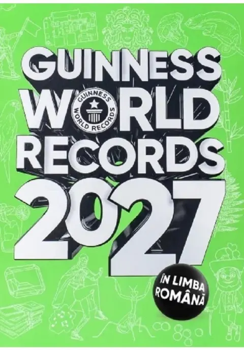 Coperta cărții Guinness World Records 2027
