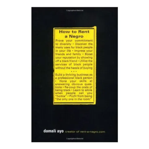 Coperta cărții How to Rent a Negro