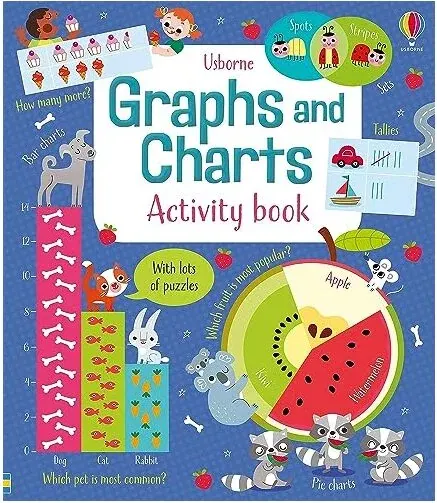 Coperta cărții Graphs and Charts Activity Book
