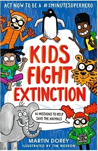Coperta cărții Kids Fight Extinction