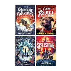 Coperta cărții Ross Montgomery 4 Books Collection Set (the Midnight Guardians, The Chime Seekers, Spellstone And I Am Rebel)