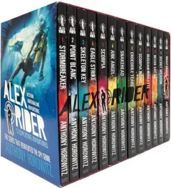 Coperta cărții Alex Rider Series 13 Books Collection Set By Anthony Horowitz: 13 Explosive Adventures