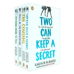 Coperta cărții Karen McManus 4 Books Collection Set (Nothing More To tell, The Cousins, Two Can Keep a Secret, You will be the Death of Me)
