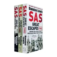 Coperta cărții Damien Lewis SAS Great Escapes Series Collection 3 Books Set (SAS Great Escapes, SAS Great Escapes Two & SAS Great Escapes Three)