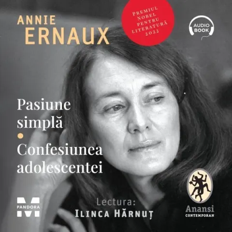 Coperta cărții Pasiune simplă. Confesiunea adolescentei (audiobook)