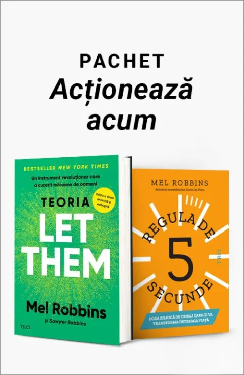 Coperta cărții Pachet Acționează acum. Teoria Let Them/Regula de 5 secunde - Mel Robbins