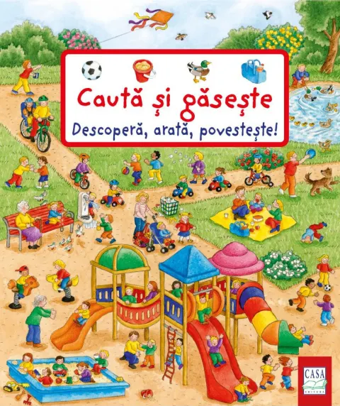 Coperta cărții Descoperă, arată, povestește. Caută și găsește
