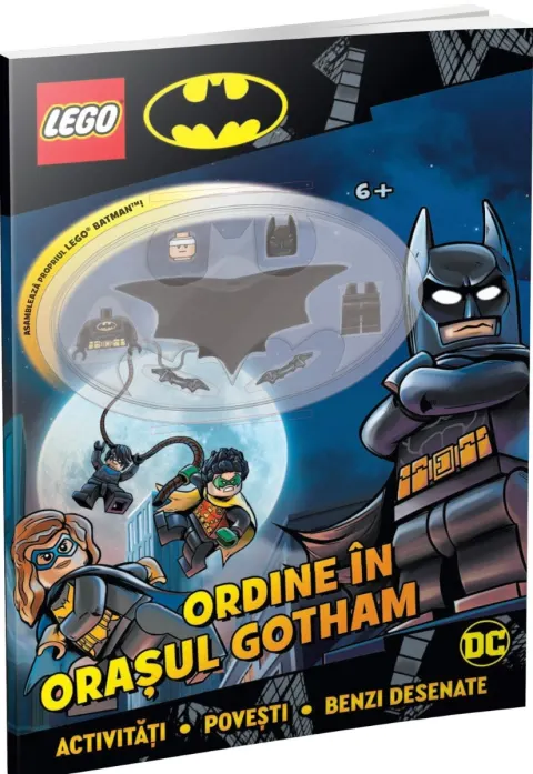 Coperta cărții Lego. Ordine in orasul Gotham