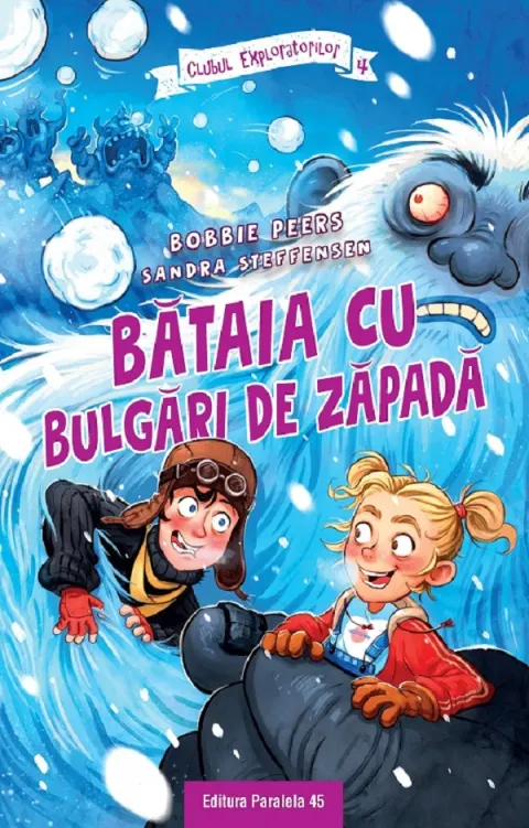 Coperta cărții Clubul exploratorilor. Bataia cu bulgari de zapada
