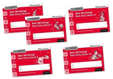 Coperta cărții Read Write Inc. Phonics: Get Writing! Red Ditty Books 6-10 Mixed Pack of 5