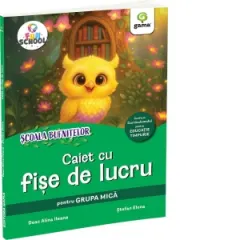 Coperta cărții Scoala bufnitelor. Caiet cu fise de lucru pentru grupa mica