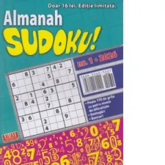 Coperta cărții Almanah Sudoku, Nr.1/2026