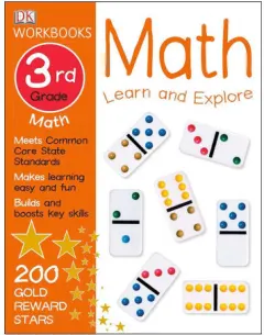 Coperta cărții DK Workbooks: Math, Third Grade Learn and Explore