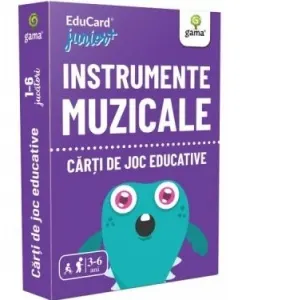 Coperta cărții Carti de joc educative. Instrumente muzicale