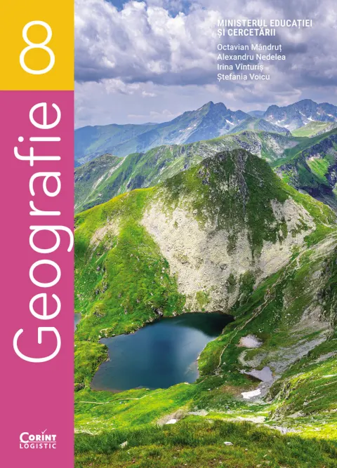 Coperta cărții Geografie. Manual pentru clasa a VIII-a, Octavian Mândruț