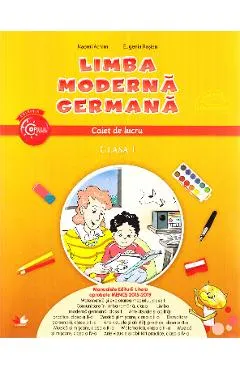 Coperta cărții Limba moderna germana - Clasa 1 - Caiet de lucru - Naomi Achim, Eugenia Rosian