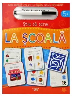 Coperta cărții Stiu sa scriu. La scoala