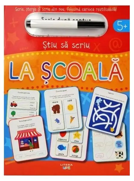 Coperta cărții Stiu sa scriu. La scoala