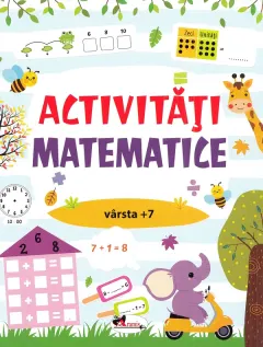 Coperta cărții Activitati matematice 7 ani+