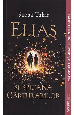 Coperta cărții Elias si spioana carturarilor Vol.1: Focul din cenusa