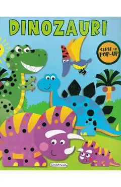 Coperta cărții Carte cu pop-up. Dinozauri