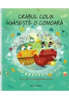 Coperta cărții Crabul Colin gaseste o comoara