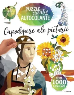 Coperta cărții Capodopere ale picturii. Puzzle creativ din autocolante |
