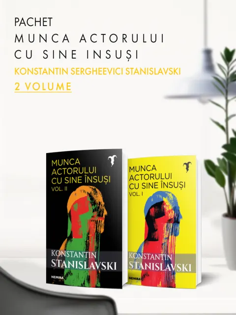Coperta cărții Pachet Munca actorului cu sine însuși 2 vol.